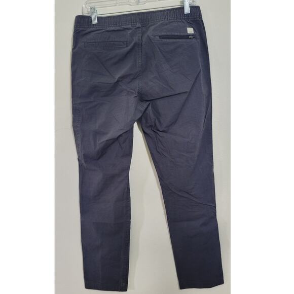 Vuori Ripstop Mens Beige Gray Elastic Waist Drawstring Outdoor Pants Medium M - Picture 3 of 8